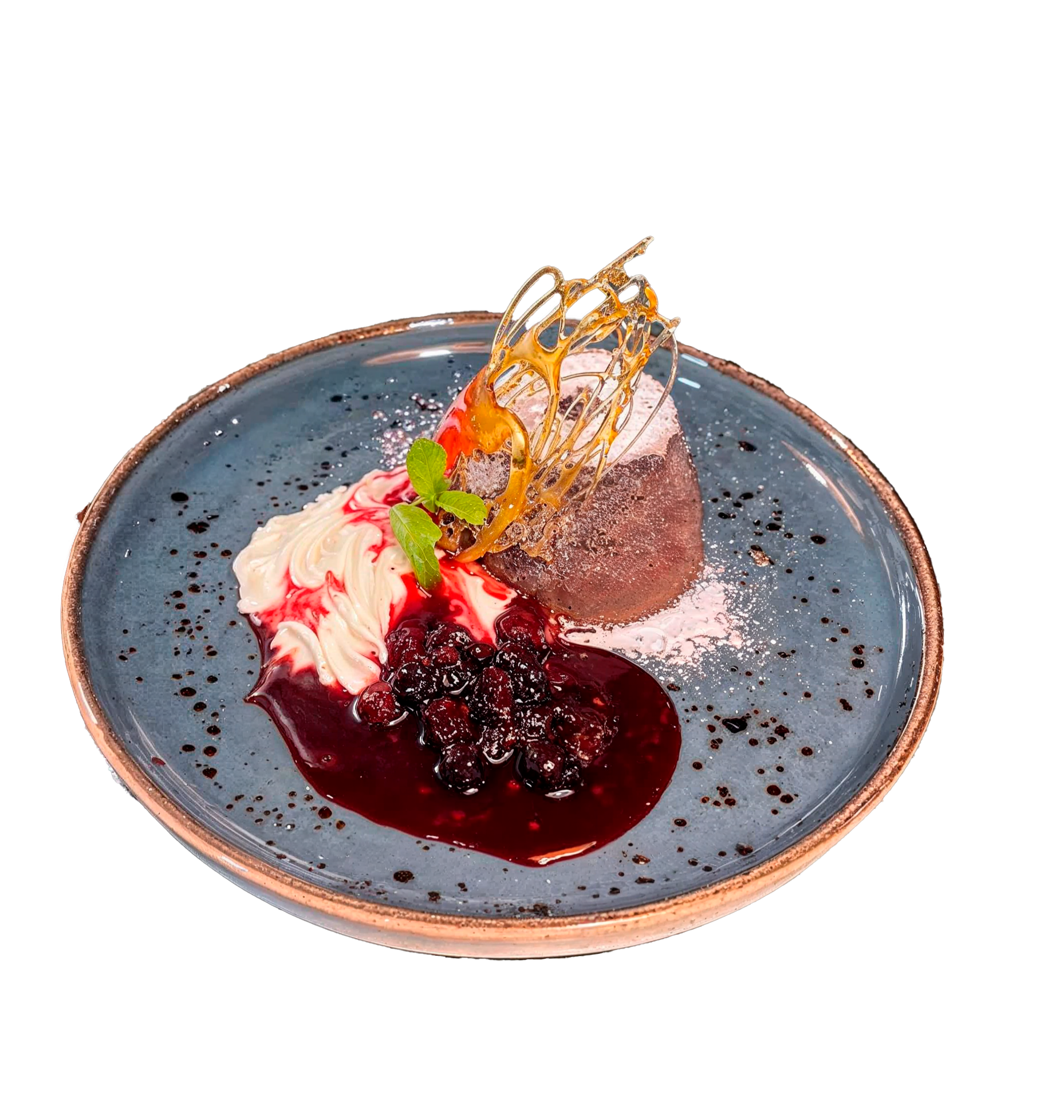 Volcán de chocolate - Postre argentino